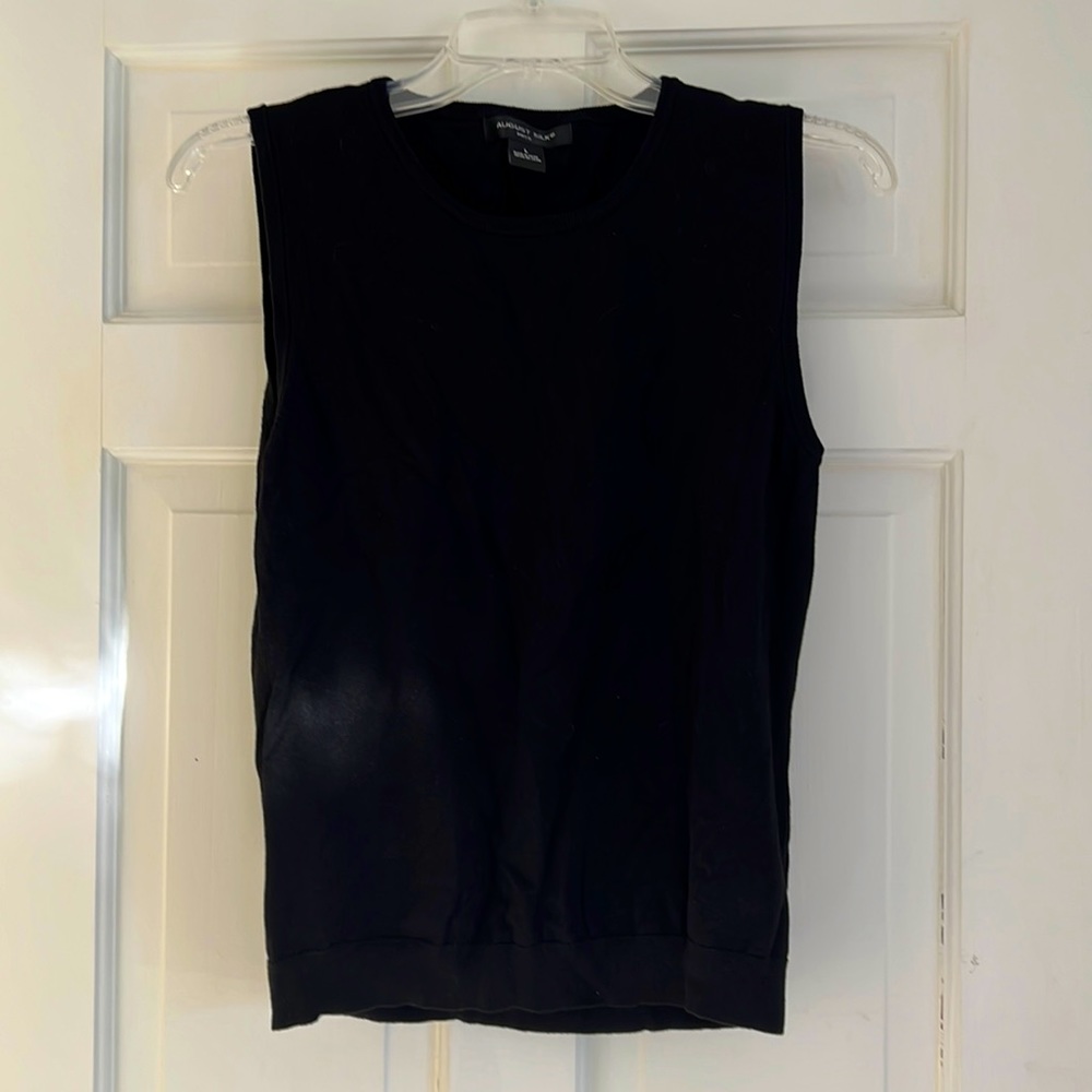 Black Sweater Vest. Size L.